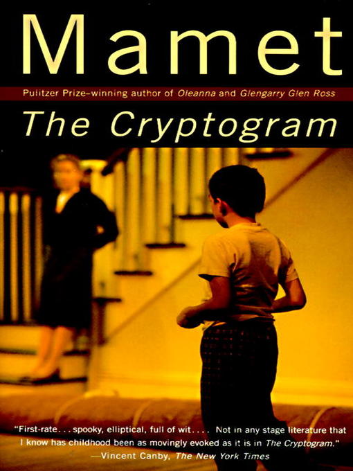 Title details for The Cryptogram by David Mamet - Available
